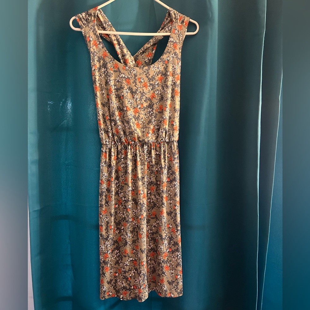 Kaileigh Blue and Green Halter Midi Sundress